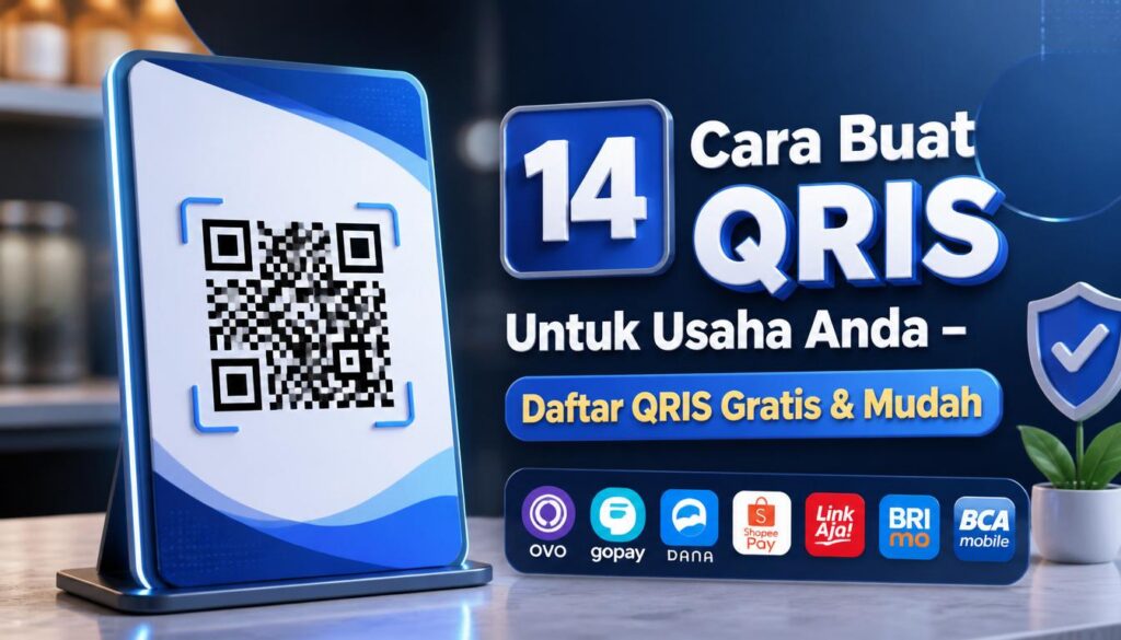 14 Cara Buat QRIS Untuk Usaha Anda – Daftar QRIS Gratis & Mudah