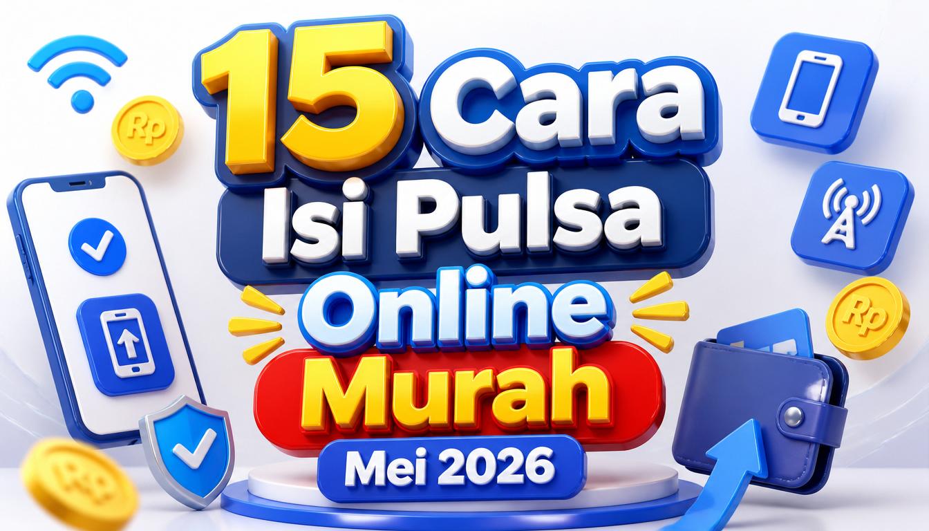 15 Cara Isi Pulsa Online Murah Mei