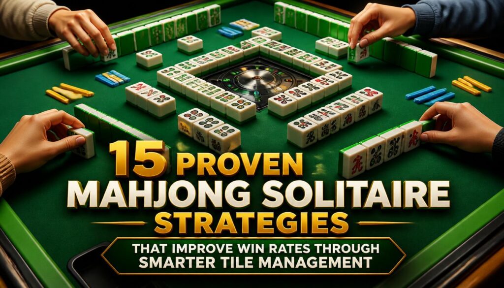 15 Proven Mahjong Solitaire Strategies That Improve Win Rates Through Smarter Tile Management