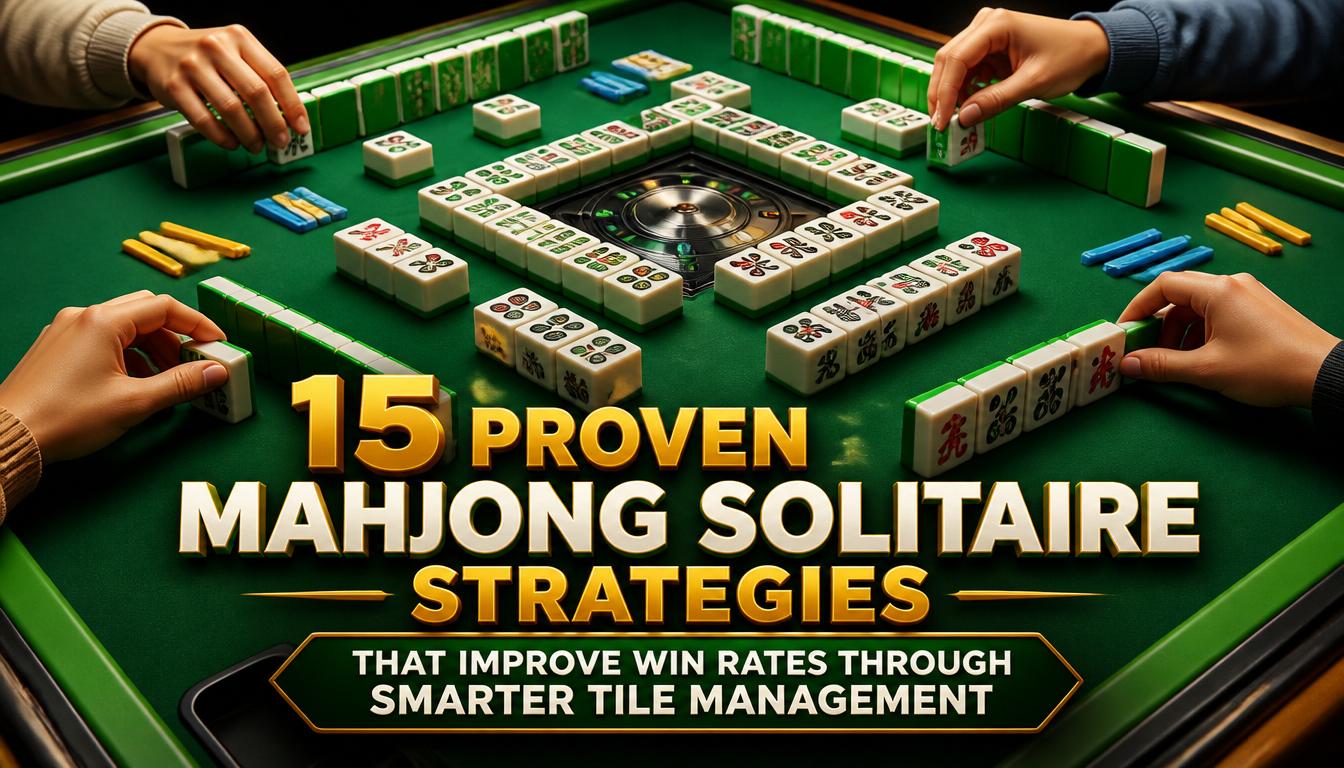 15 Proven Mahjong Solitaire Strategies That Improve Win Rates Through Smarter Tile Management