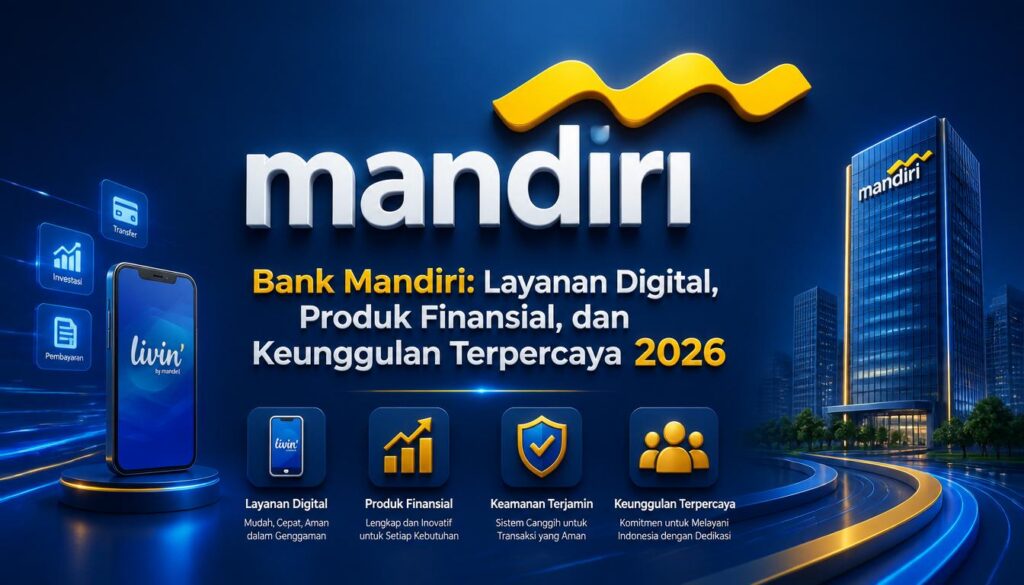 Bank Mandiri Layanan Digital, Produk Finansial, dan Keunggulan Terpercaya