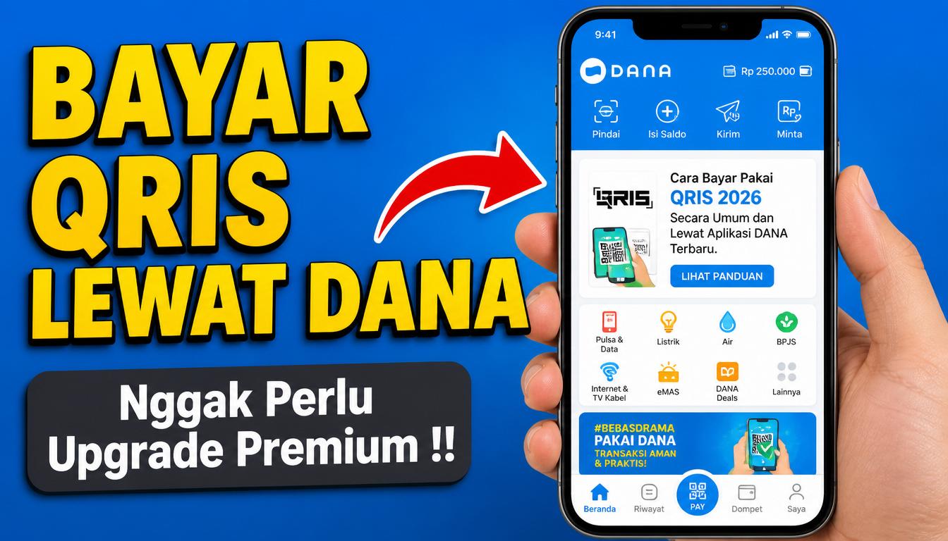 Cara Bayar Pakai QRIS 2026 Secara Umum dan Lewat Aplikasi DANA Terbaru