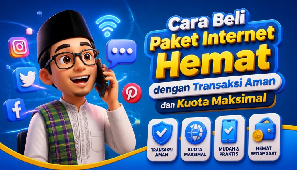 Cara Beli Paket Internet Hemat dengan Transaksi Aman dan Kuota Maksimal