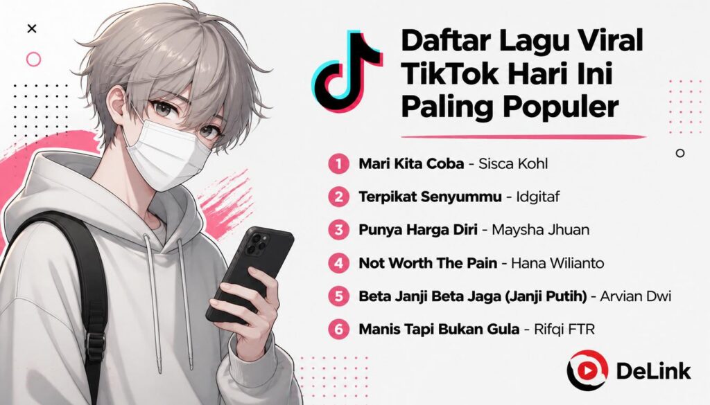 Daftar Lagu Viral TikTok Hari Ini Paling Populer
