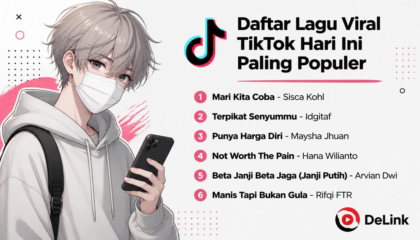 Daftar Lagu Viral TikTok Hari Ini Paling Populer