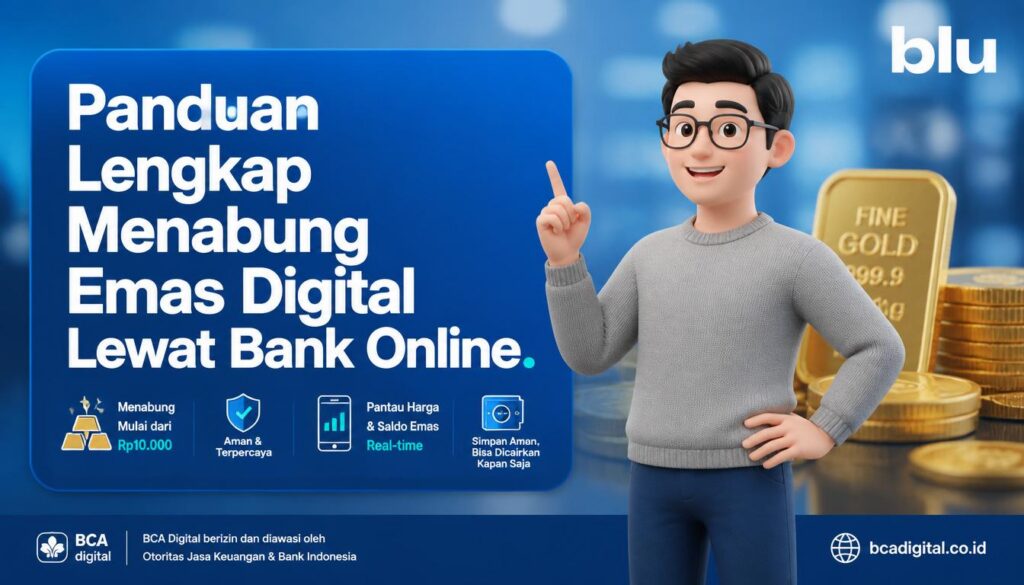 Panduan Lengkap Menabung Emas Digital Lewat Bank Online