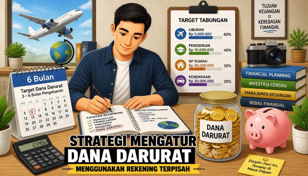 Strategi Mengatur Dana Darurat Menggunakan Rekening Terpisah
