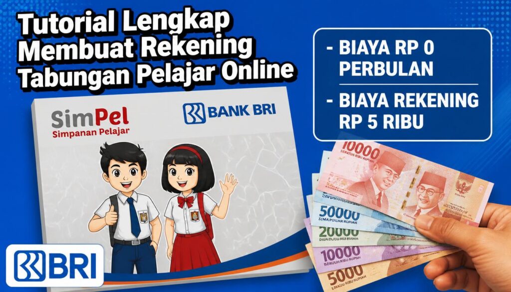 Tutorial Lengkap Membuat Rekening Tabungan Pelajar Online