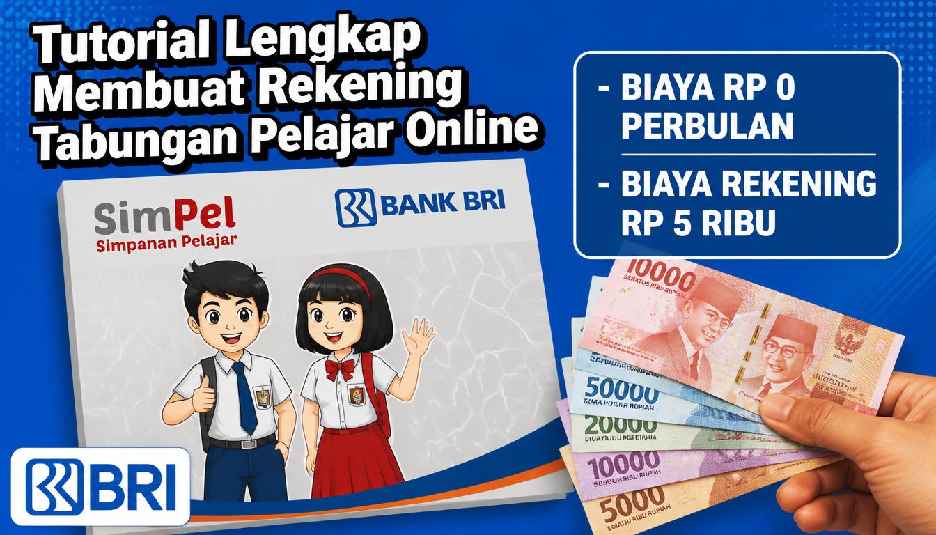 Tutorial Lengkap Membuat Rekening Tabungan Pelajar Online