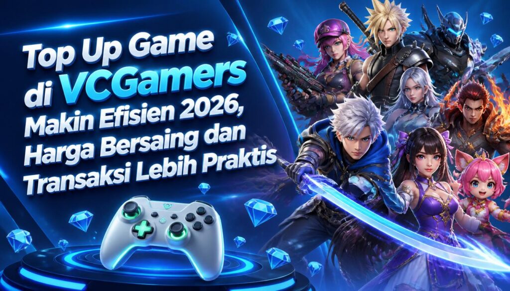Top Up Game di VCGamers Makin Efisien 2026, Harga Bersaing dan Transaksi Lebih Praktis
