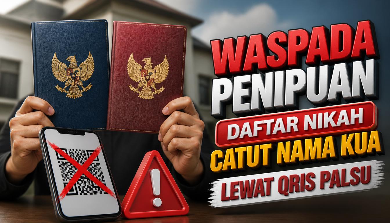 Waspada Penipuan Daftar Nikah Catut Nama KUA Lewat QRIS Palsu
