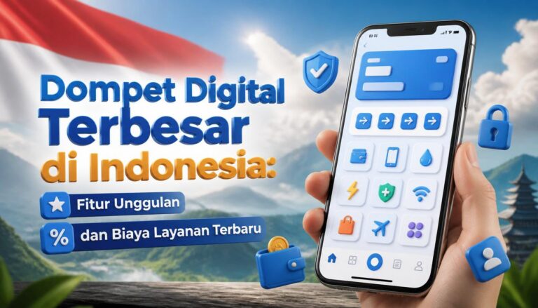 Dompet Digital Terbesar di Indonesia Fitur Unggulan dan Biaya Layanan Terbaru