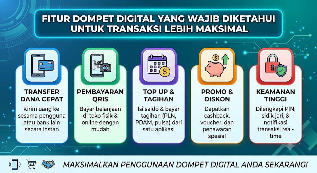 Fitur Dompet Digital yang Wajib Diketahui