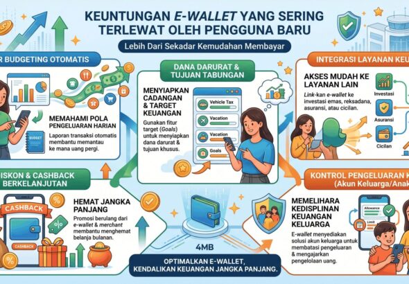 Keuntungan e-wallet bukan sekadar soal bayar lebih cepat, ada lapisan nilai lain yang jarang dibahas…