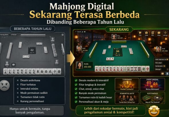 Mahjong Digital Sekarang Terasa Berbeda Dibanding Beberapa Tahun Lalu
