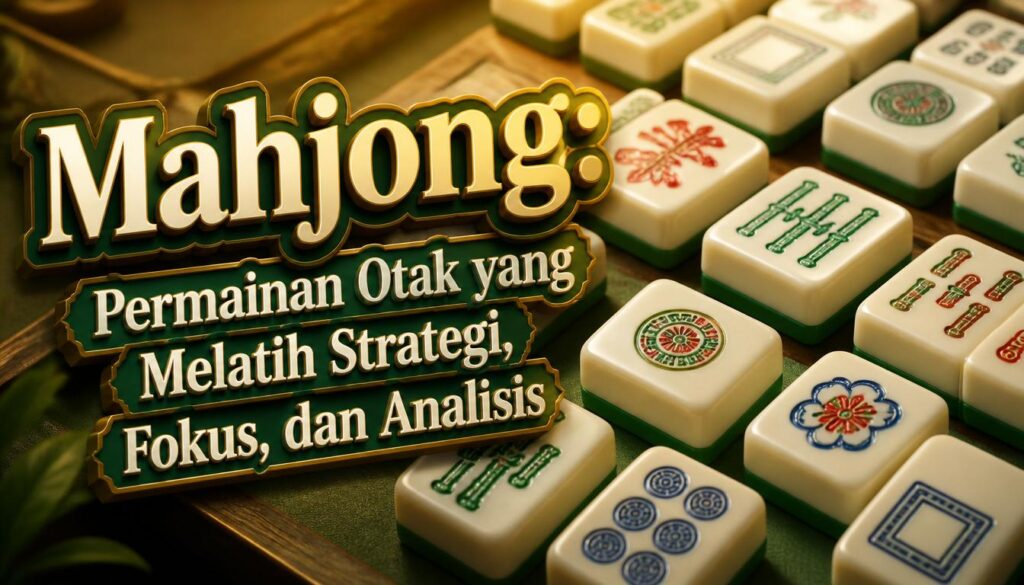 Mahjong Permainan Otak yang Melatih Strategi, Fokus, dan Analisis