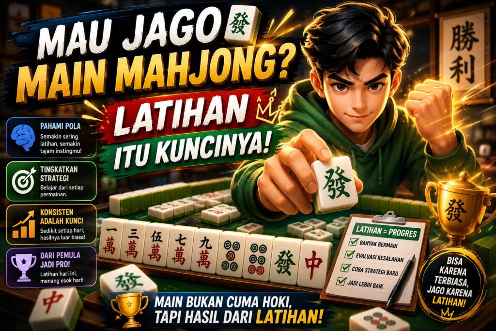 Mau Jago Main Mahjong Latihan Itu Kuncinya