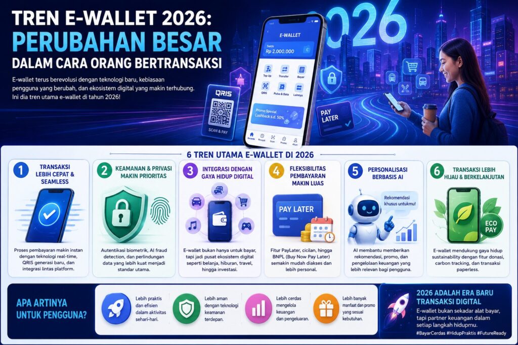 Tren E Wallet 2026 Perubahan Besar dalam Cara Orang Bertransaksi