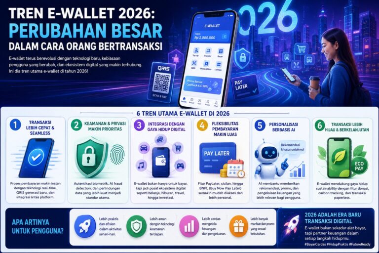 Tren E Wallet 2026 Perubahan Besar dalam Cara Orang Bertransaksi